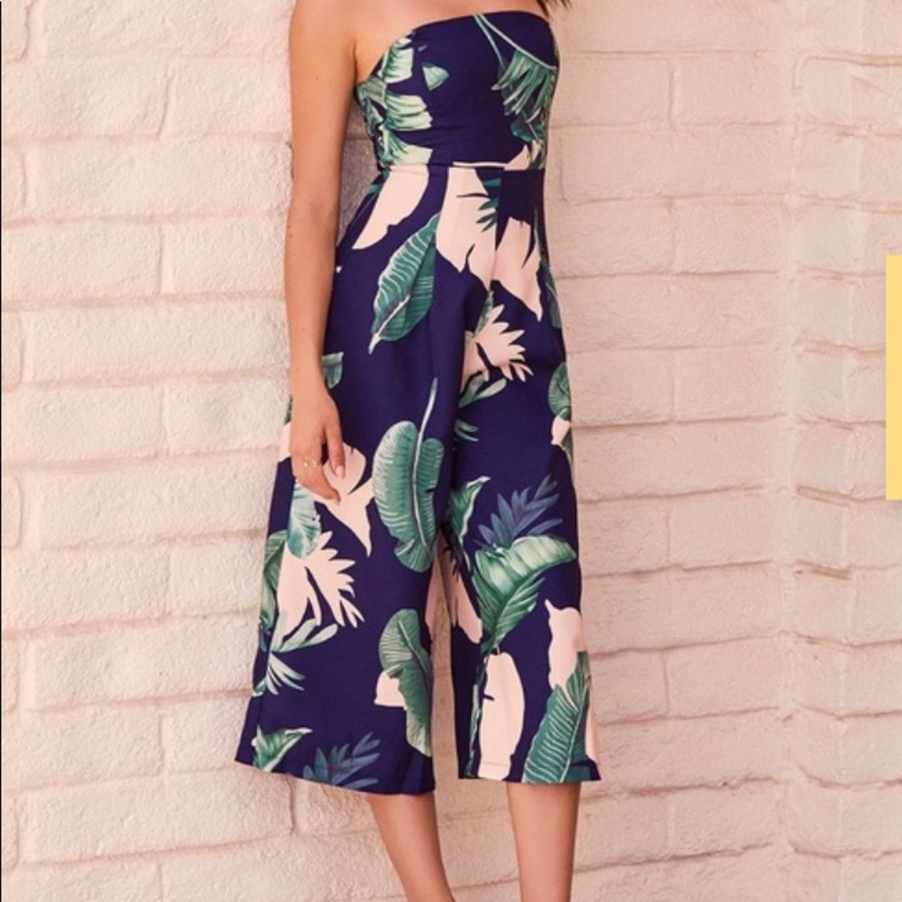 LULU’S Strapless Jumpsuit